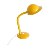Lampe bureau aluminor vintage 80 à casquette jaune métal