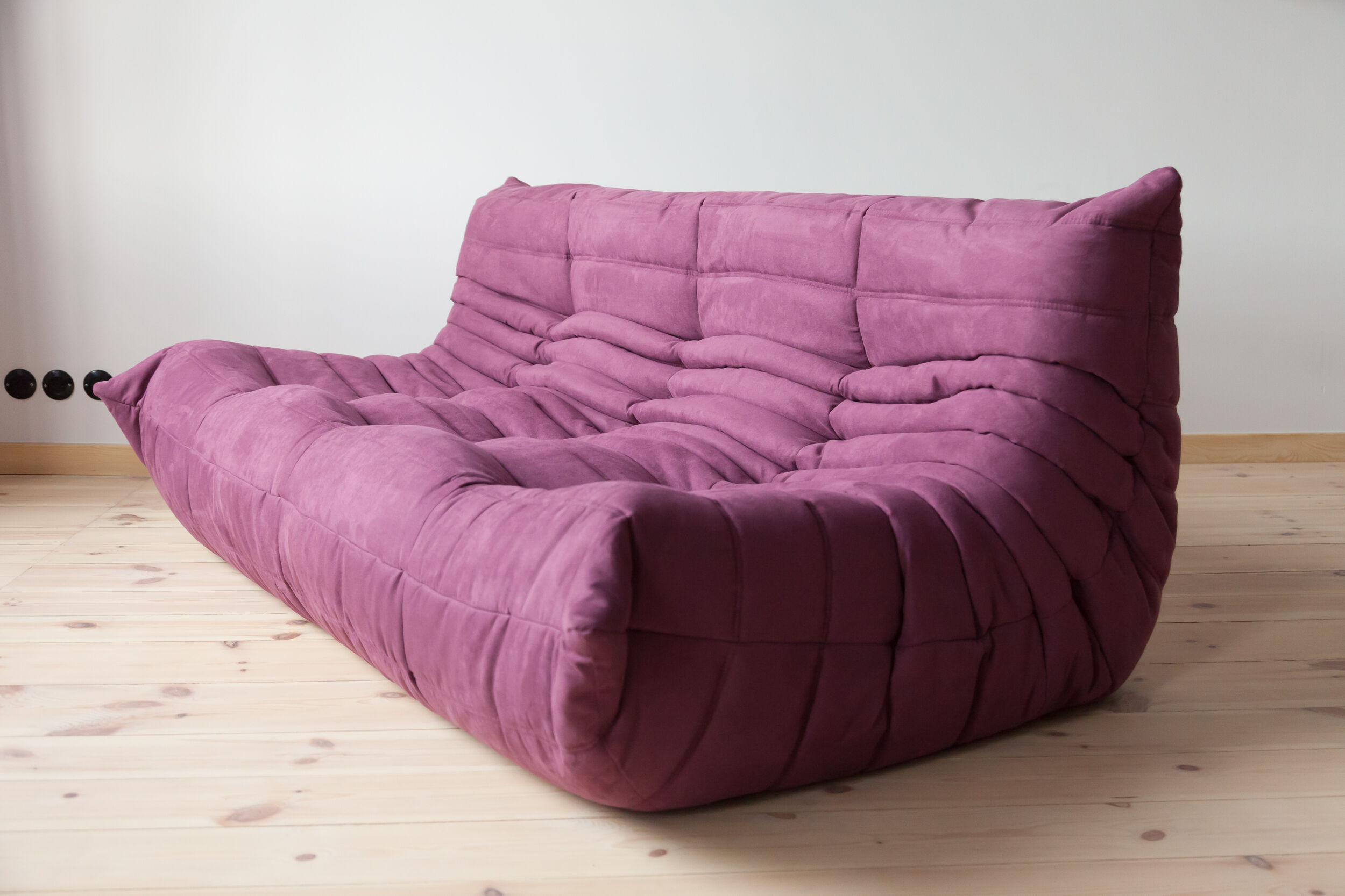 Sofa 3 places Togo Microfiber designed by Michel Ducaroy 1973