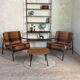 Vintage boomerang armchair