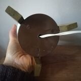 Modernist brass table lamp