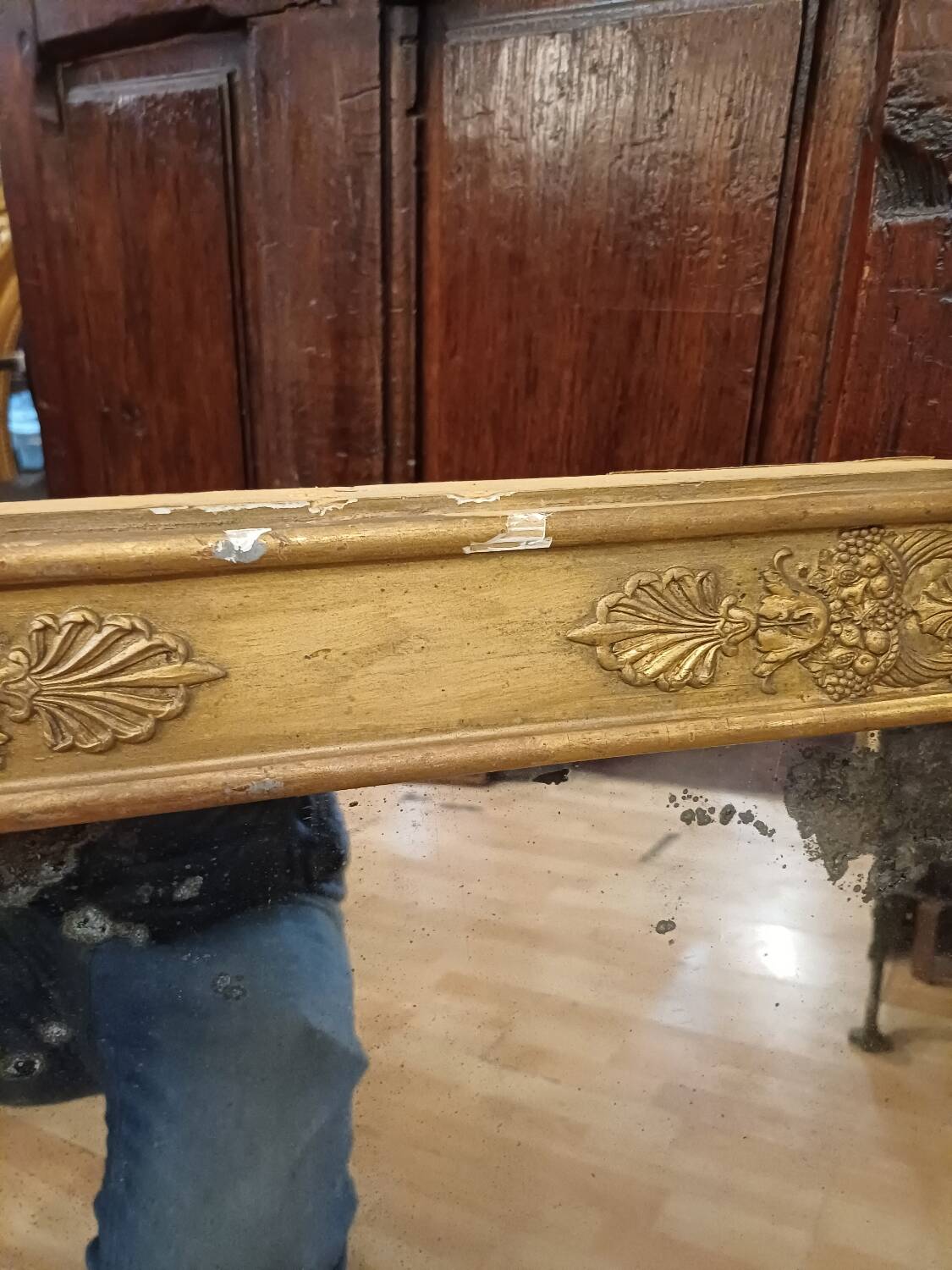 Empire period mirror, early 19th century