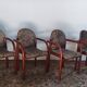 Suite de 4 chaises vintage 1960 Baumann