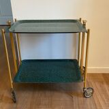 Serving rolling folding table Textable Vintage platforms