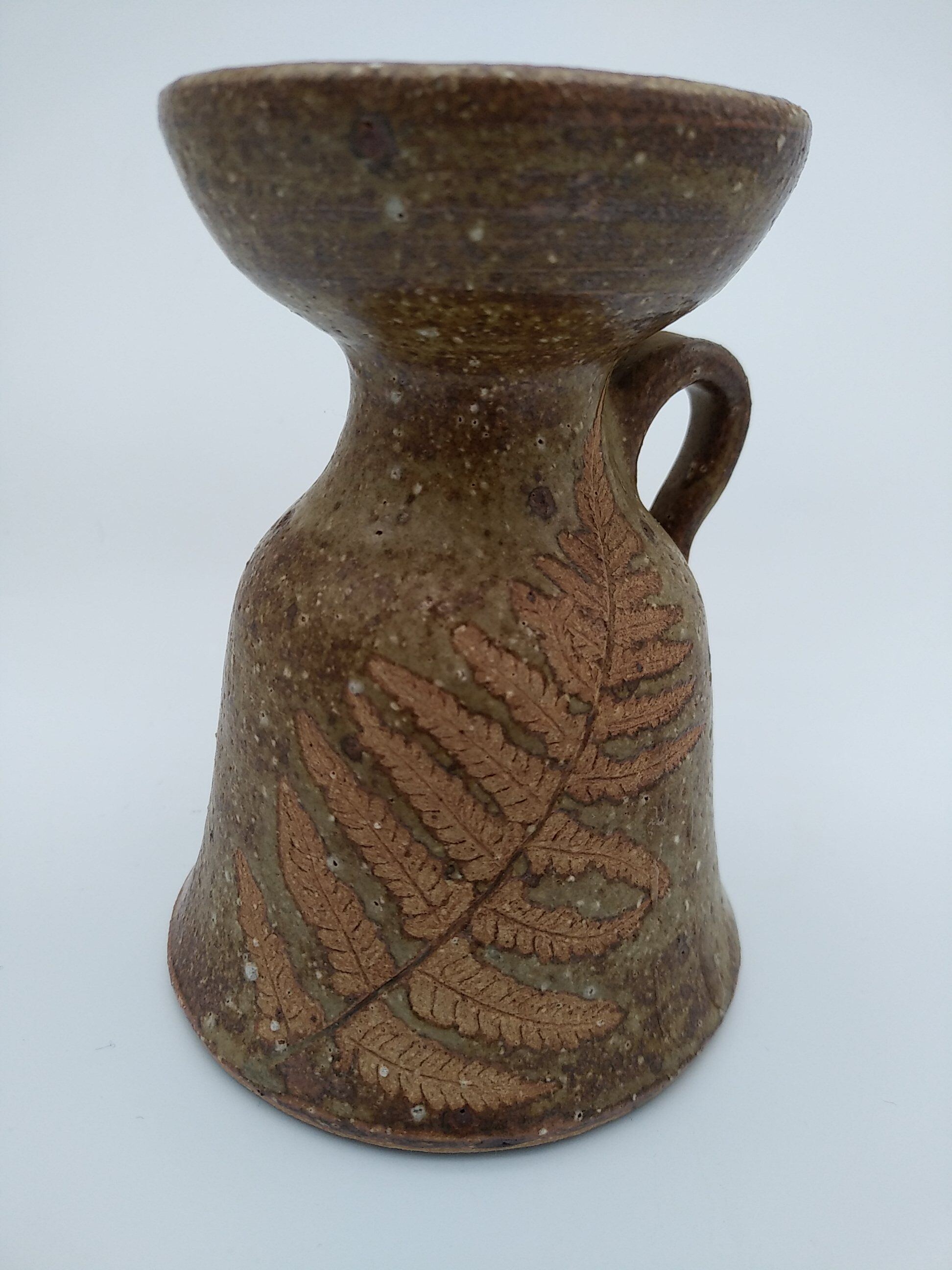 Candle holder in fern decor Alain Blanchard