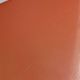 Italian pendant lamp rises & falls in red & orange lacquered metal, circa 1970