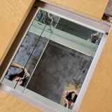 Ash burl bar coffee table, Paul Michel for Roche Bobois, 1980s