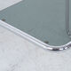 Vintage chromed nesting tables with smoked glass