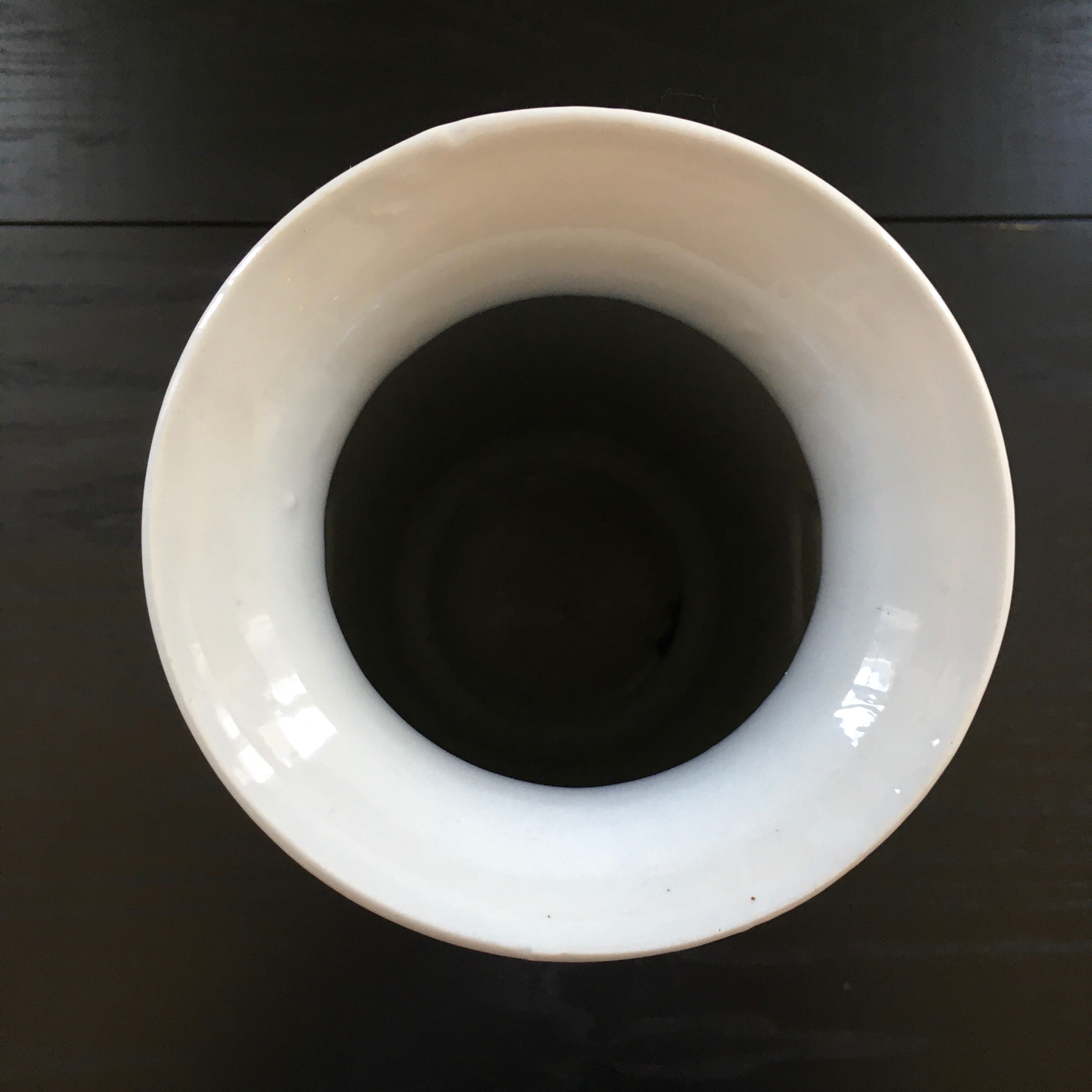 Porcelain cherry blossom vase