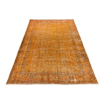 Tapis orange oushak