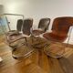 Set de 4 Chaises Design Cidue , Italie années 70