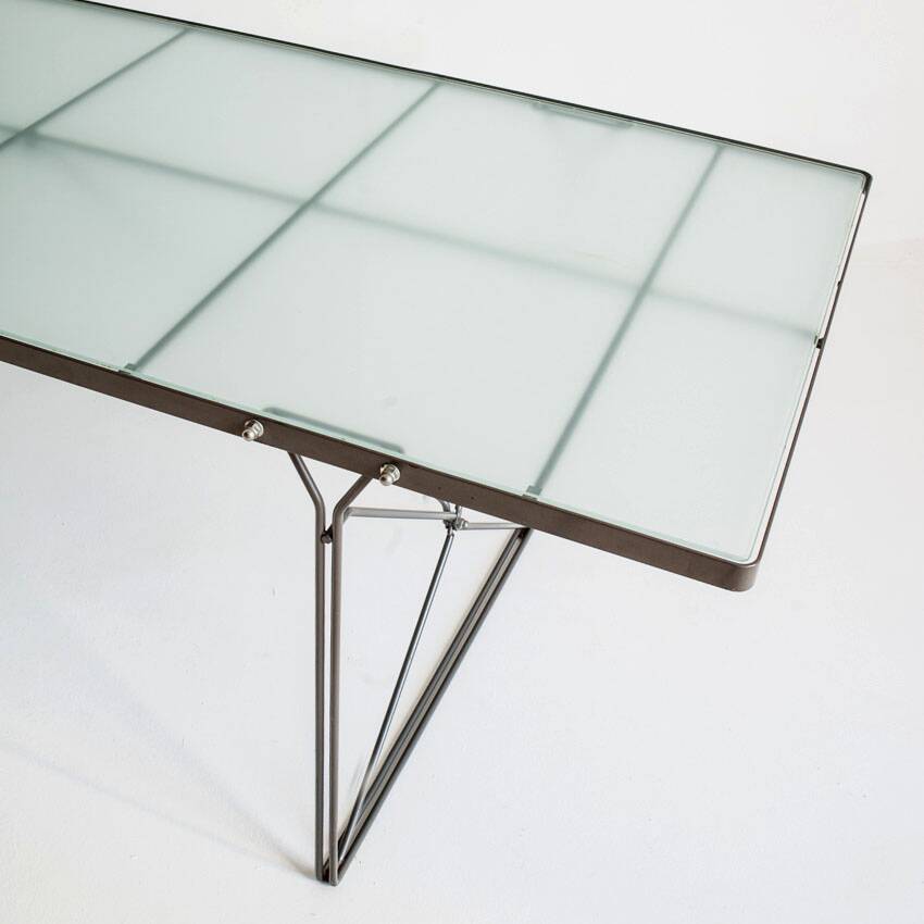 Vintage dining table or desk. moment collection by niels gammelgaard for ikea. 80s-90s.