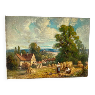 Country landscape signed