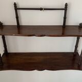 Small old shelf in wood and bamboo, 1900