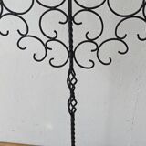 Large metal candlestick.