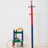 Ensemble portemanteau et chaise Pierre Sala, 1980