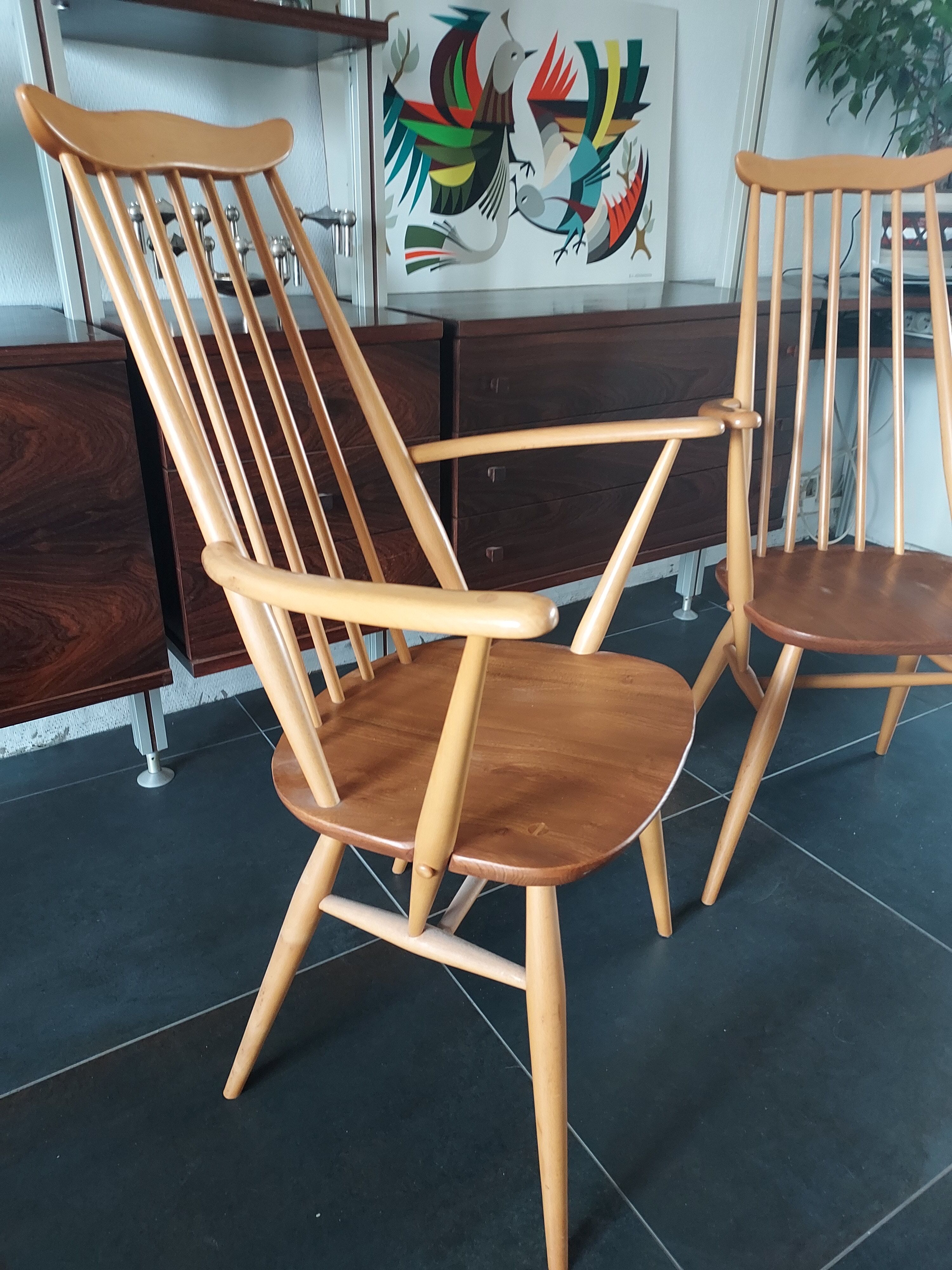 Ercol Goldsmith chairs and armchairs