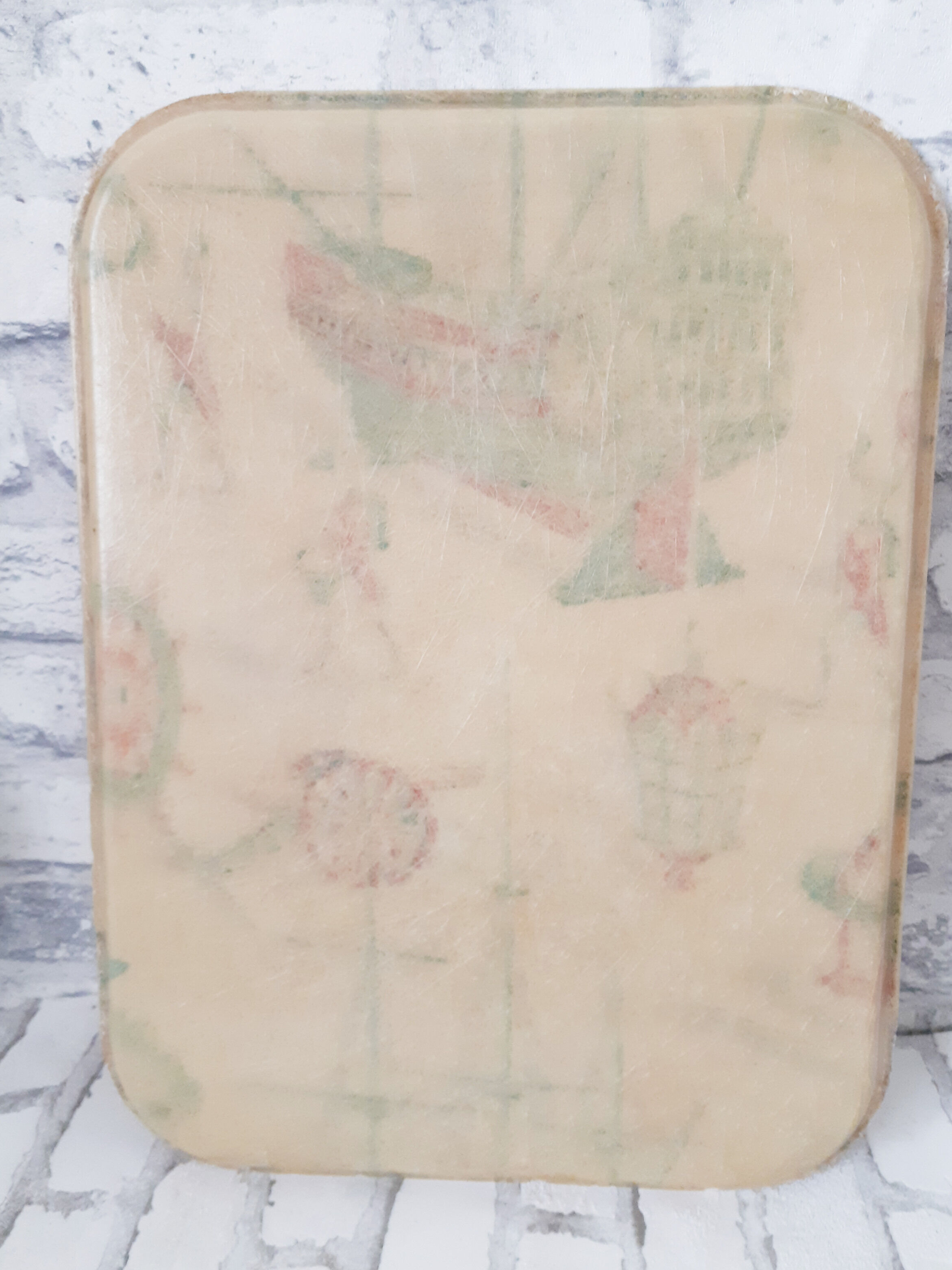 Vintage fiberglass top, 50s, vintage boat pattern