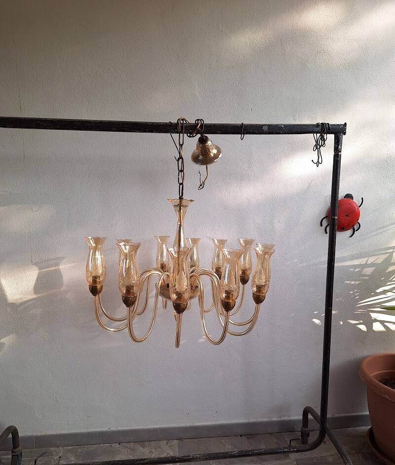 Lustre De Majo Murano vintage