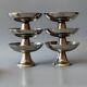Ice cream cups, stainless steel dessert, 1970