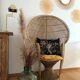 Emmanuelle chair - peacock