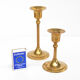A pair of brass candlesticks, Austria in the 1960
