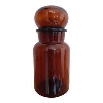 Amber apothecary pot