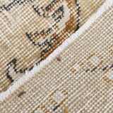 2x10 Beige Brown Floral Turkish Runner Rug, 73x302Cm SK 7009