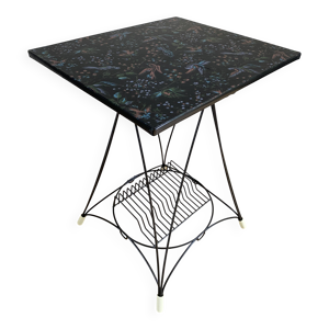 table basse vintage porte-revues