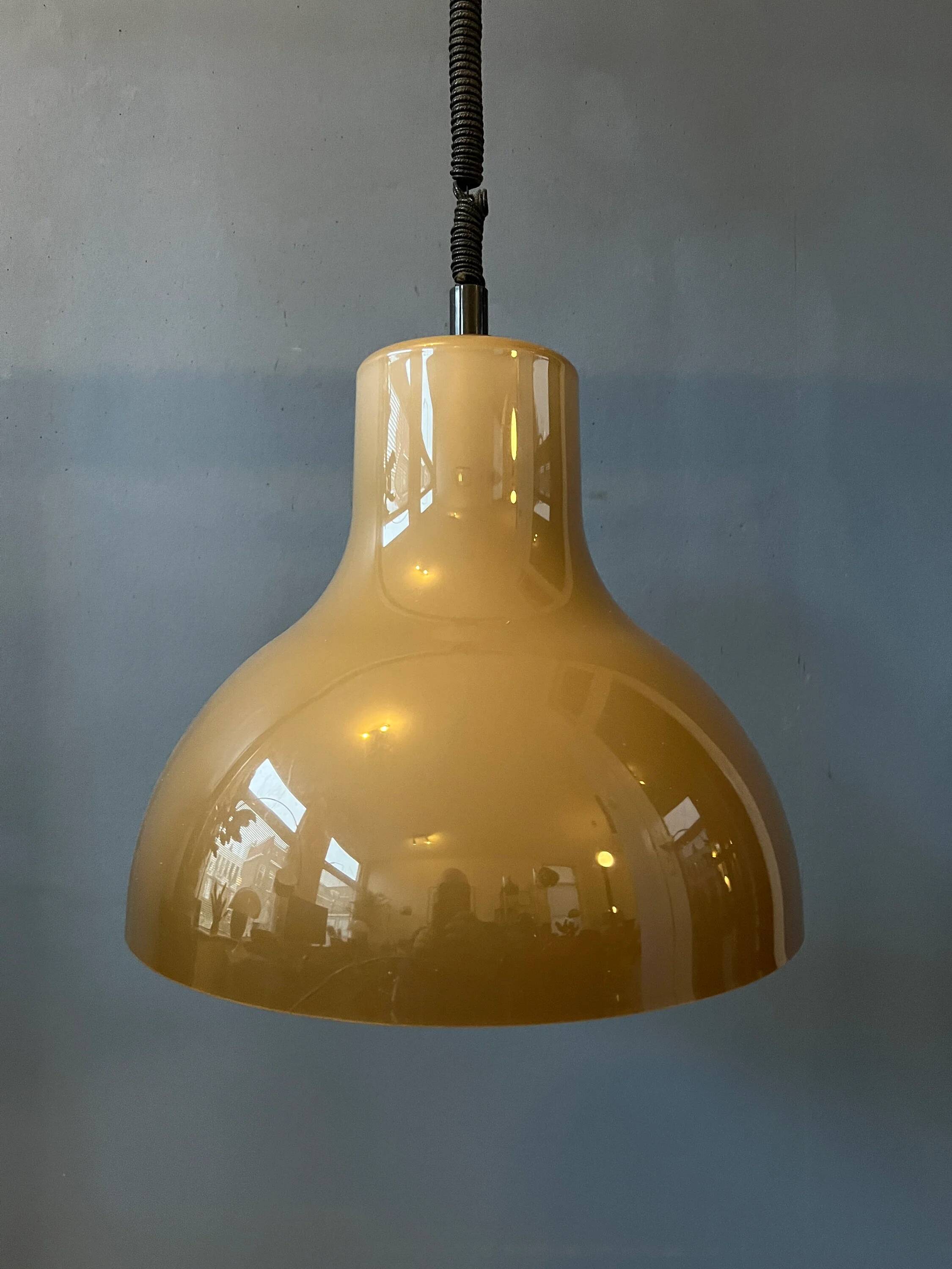 Large Space Age suspension in acrylic glass