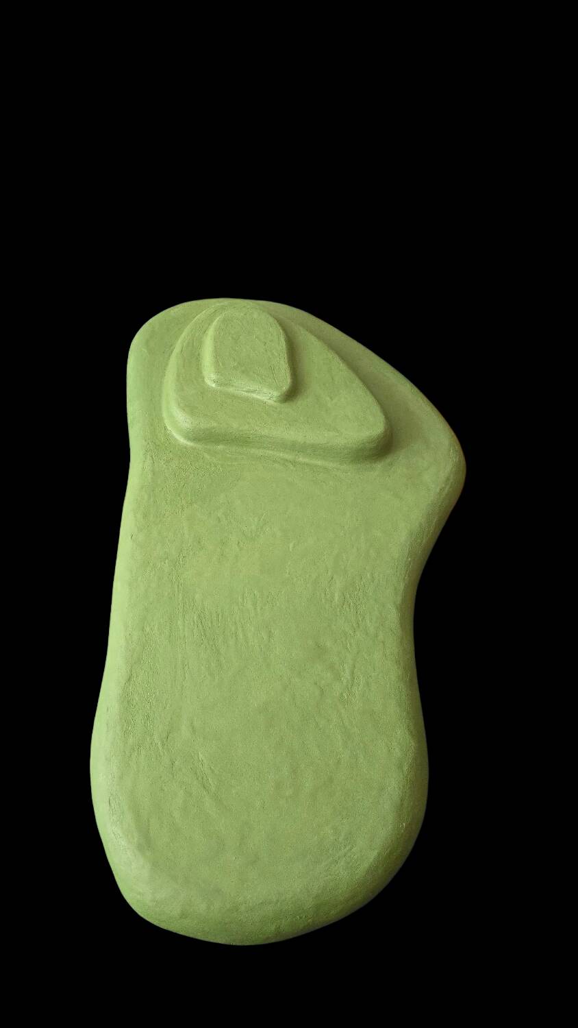 Table basse verte Canyon en mortex organique par Objet Bizaar