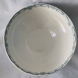 Service 20 plates and 3 dishes blue earthenware Vaucluse U-C Sarreguemines Digoin