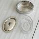 Vintage metal butter dish