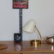 Small brass cocotte lamp – 1950s