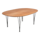 ‘Super-Elliptical’ table in oak by Piet Hein & Bruno Mathsson for Fritz Hansen, 1968