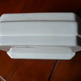 Étagère de salle de bain porte savon en porcelaine époque art déco