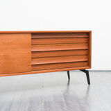 Vintage teak row, 160cm, restored