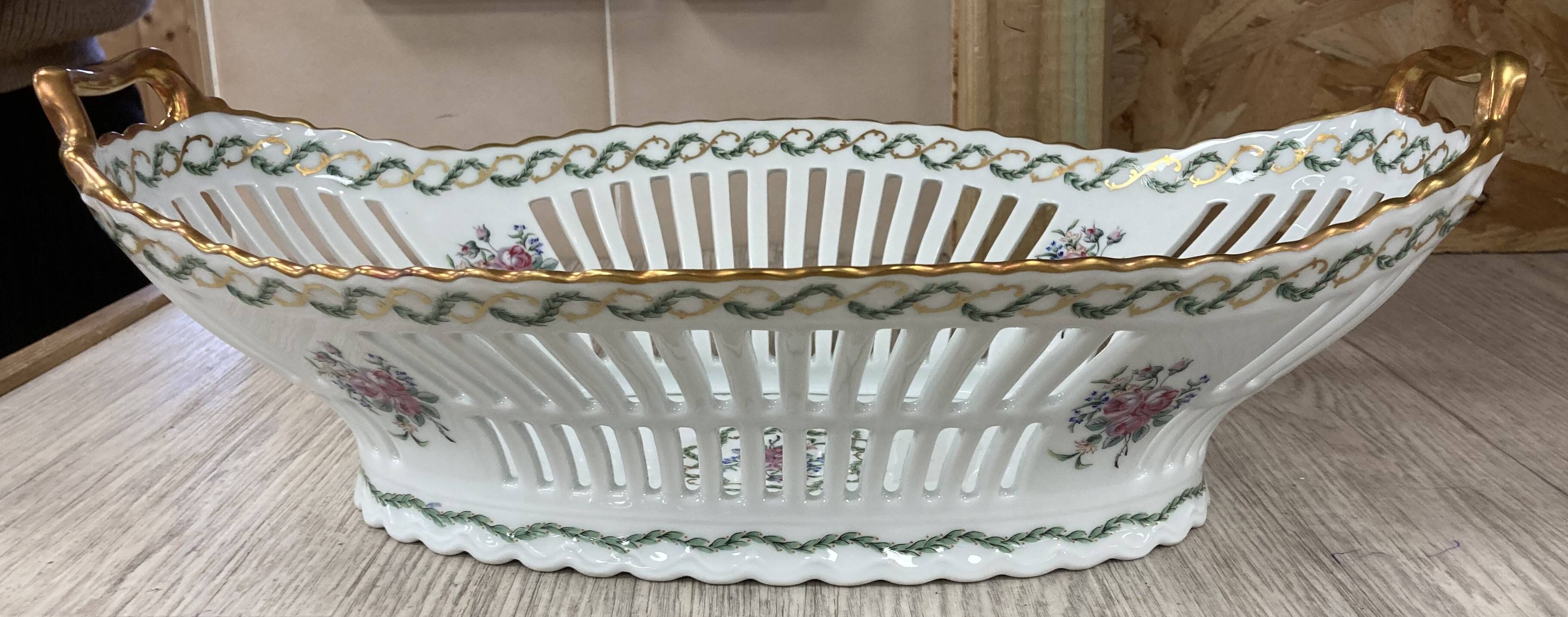 Fruit basket haviland model louveciennes