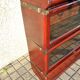 Mahogany glass-fronted bookcase THE GLOBE WERNICKE LONDON 1900, a piece of furniture