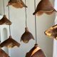 Small suspension in organic teak hat D30 H20