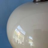 Vintage brown acrylic glass mushroom floor lamp