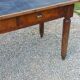 Farmhouse table, late 19th/early 20th century, 6 drawers, slate top 2