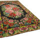 Handwoven Vintage Bessarabian Black Kilim 218 cm x 387 cm - 23259