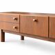 Enfilade basse vintage - style scandinave en Noyer