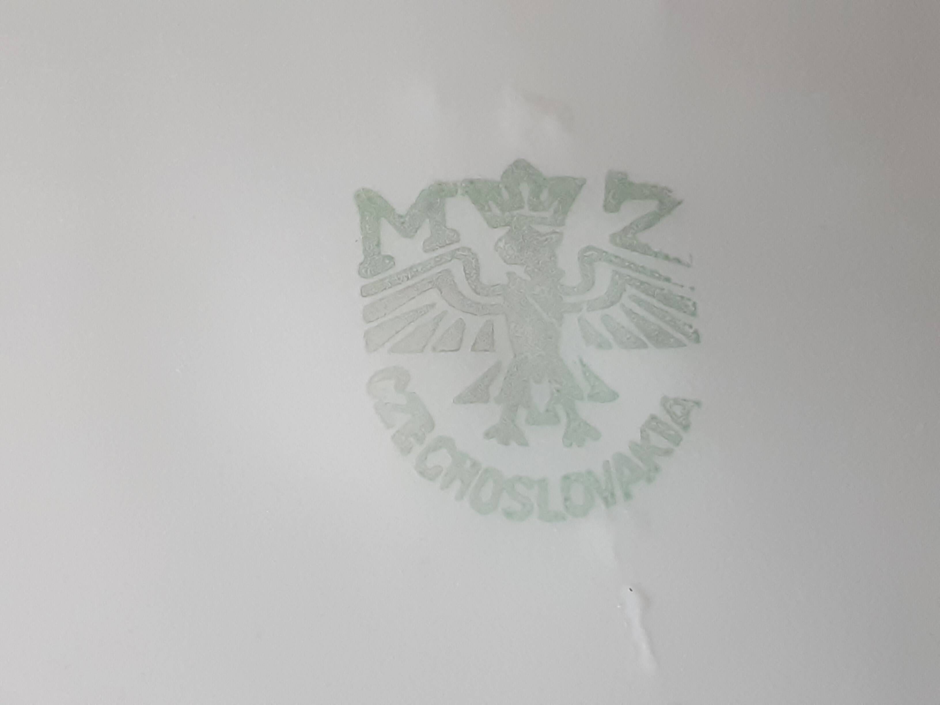 Set of 4 Czechoslovakian soup plates