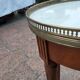 Gueridon side table old marble top vintage xxeme