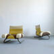 Paire de fauteuils 'Peter Pan', Michele De Lucchi pour Thalia&Co, Italie, 1982