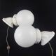 Pair of porcelain art deco wall light