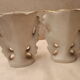 Pair of porcelain vases of bets at the end of 19th