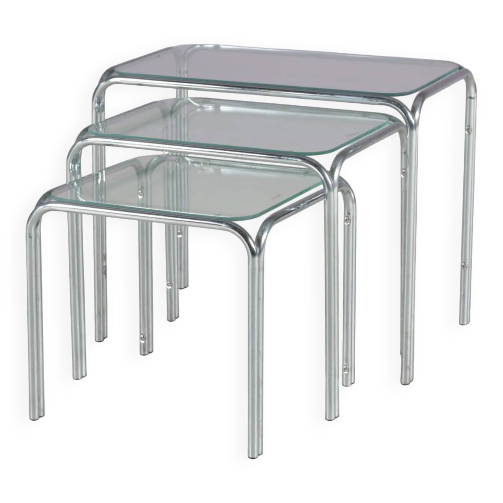 1970s set of nesting tables from the Netherlands