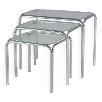 1970s set of nesting tables from the Netherlands